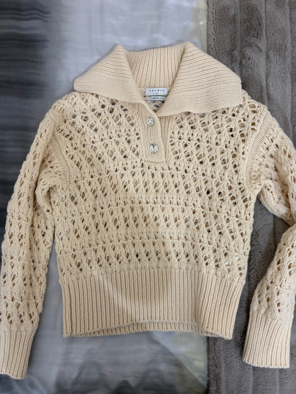 Sandro Paris Knit Wool Sweater